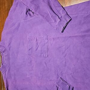 Vintage Sears and Roebuck 90s Purple Mockneck Longsleeve T-shirt